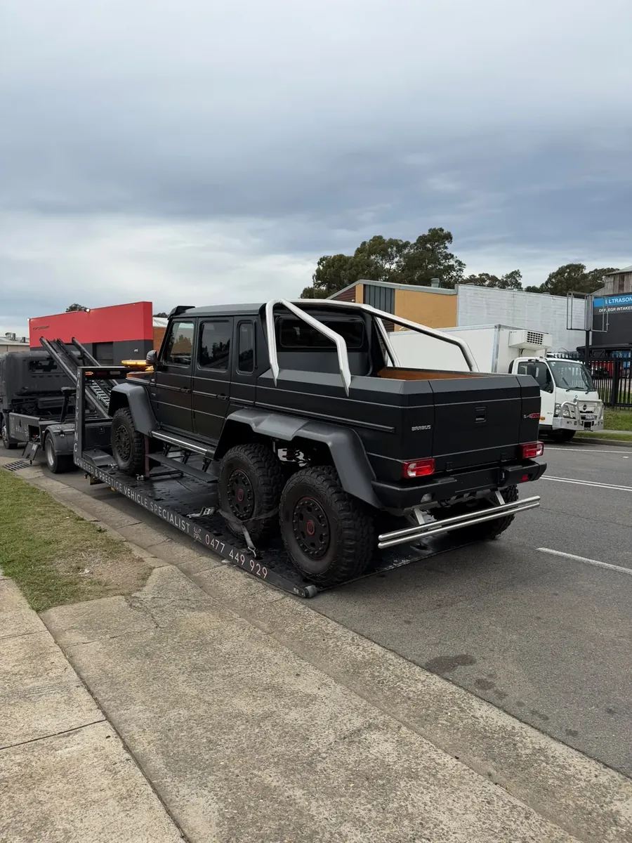 Brabus G700 6x6 loaded for transport